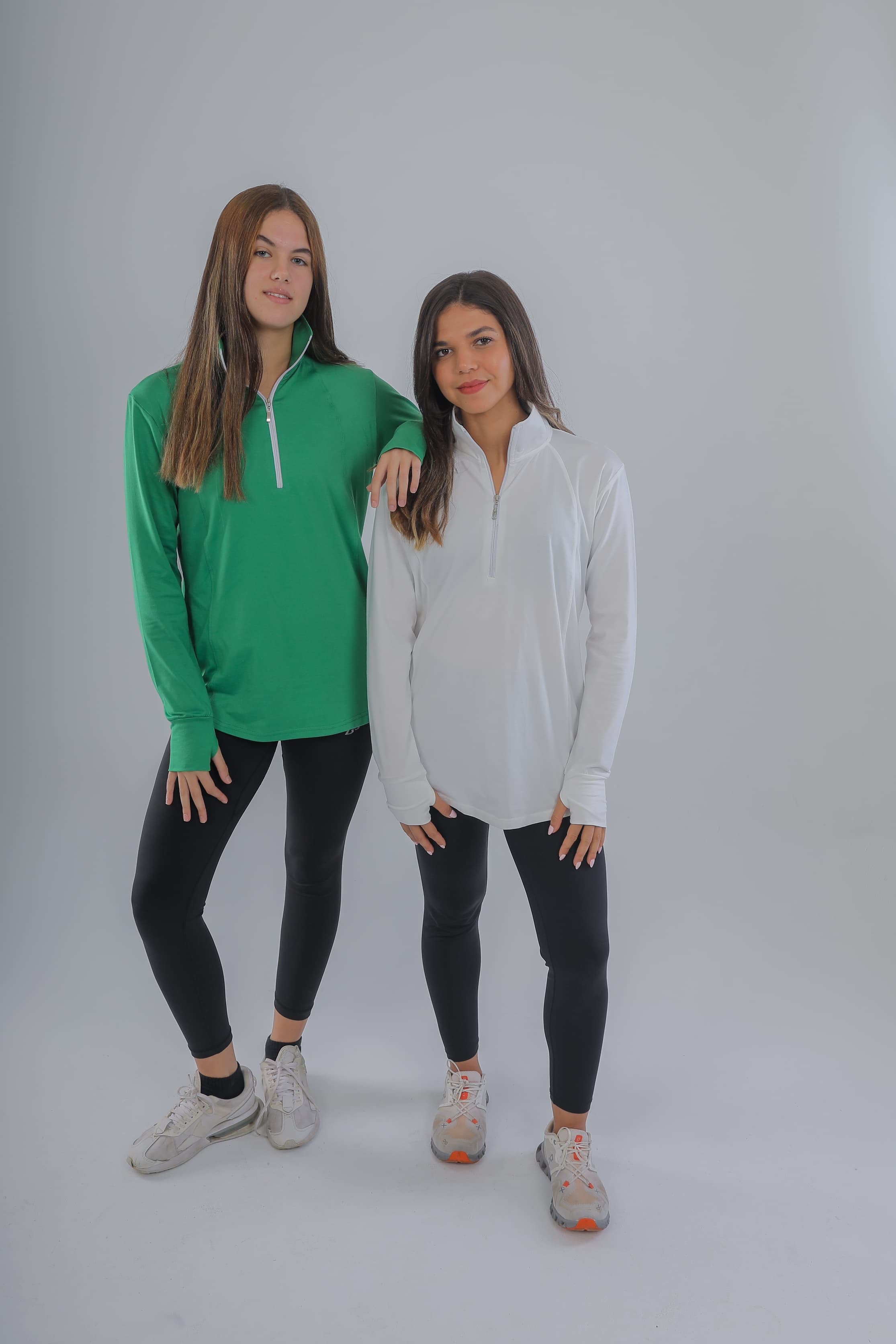 Zipper long sleeve shirt