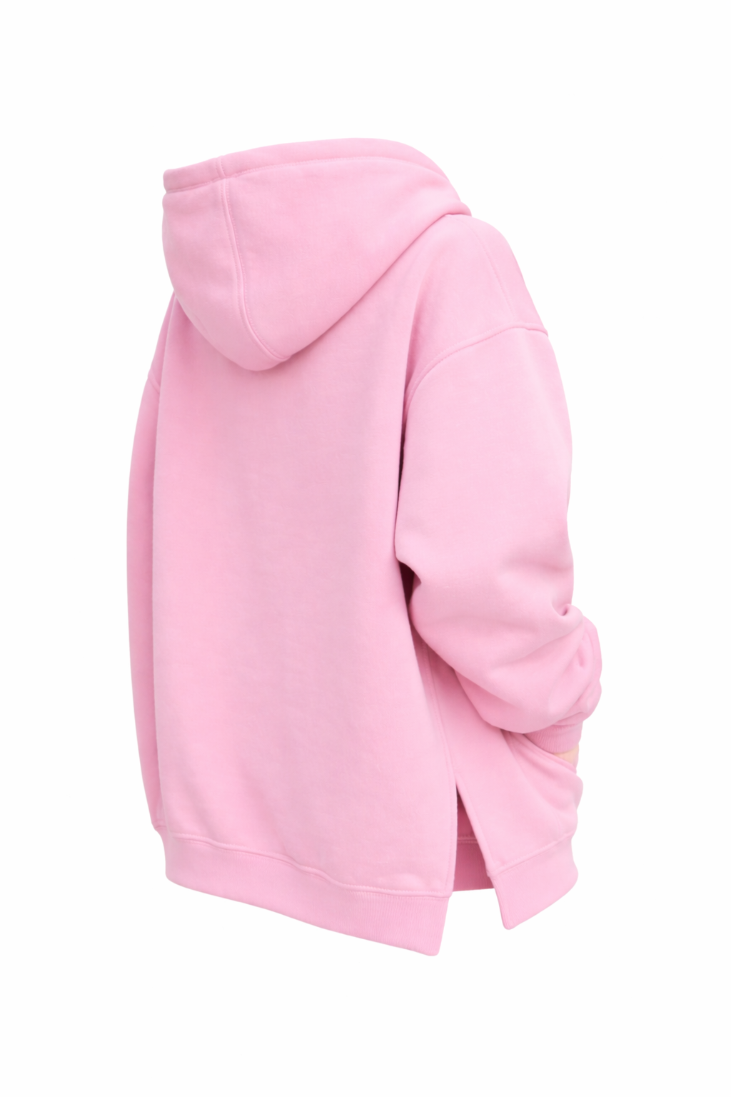 Basic hoodie with slit