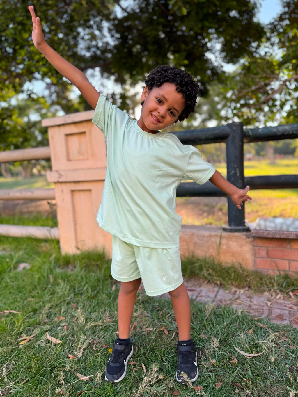 Boys oversized basic shirt