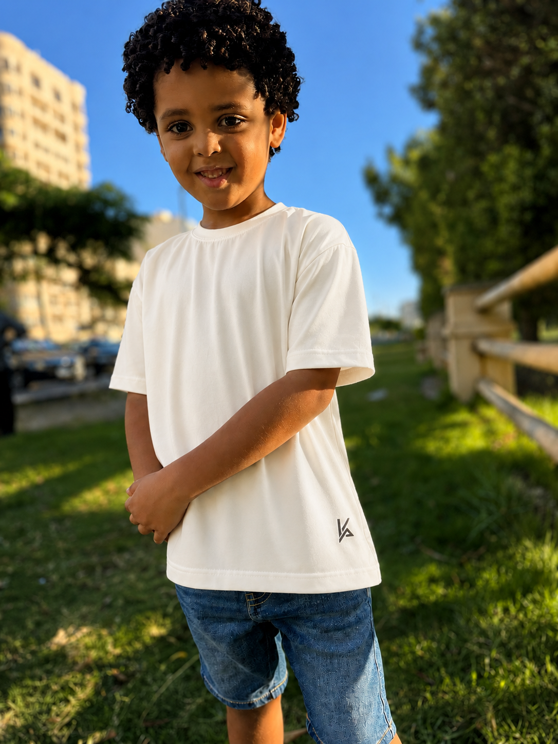 Boys oversized basic shirt